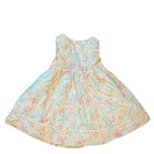 Tommy Bahama pink Floral Dress Size 12M